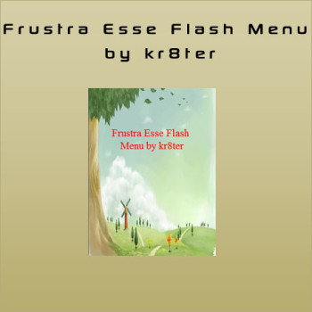 Frustra Esse Flash Menu by kr8ter