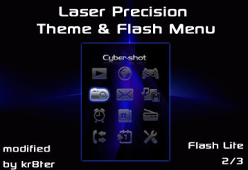 Laser Precision Theme and Flash Menu