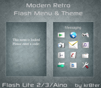 Modern Retro Theme & Flash Menu
