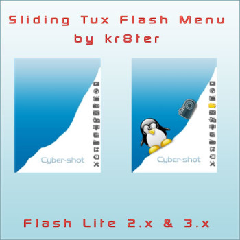 Sliding Tux Flash Menu by kr8ter