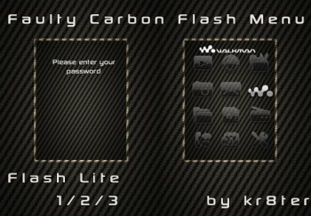 Faulty Carbon Flash Menu