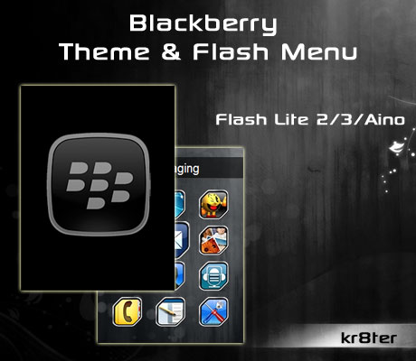 Blackberry Theme & Flash Menu