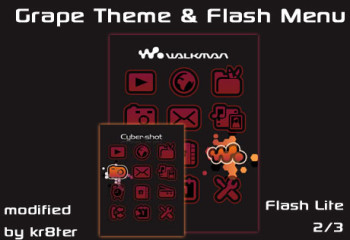 Grape Theme and Flash Menu