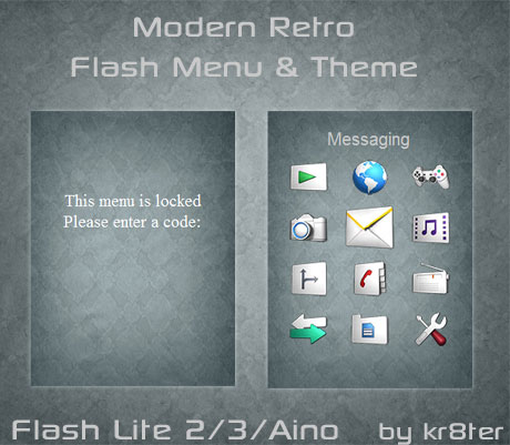 Modern Retro Theme & Flash Menu