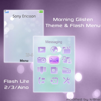 Morning Glisten Theme & Flash Menu