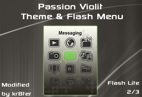 Passion Violit Theme and Flash Menu