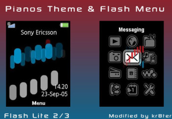 Pianos Theme & Flash Menu