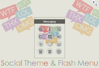 Social Theme & Flash Menu