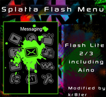 Splatta Flash Menu & Theme