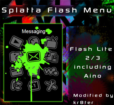Splatta Flash Menu & Theme