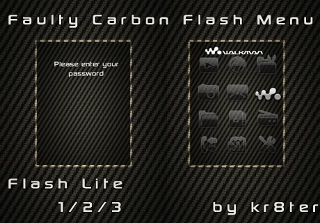 Faulty Carbon Flash Menu