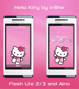 Hello Kitty Flash Menu & Theme
