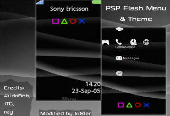 PSP Flash Menu & Theme