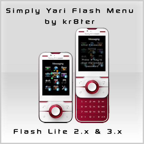 Simply Yari Flash Menu