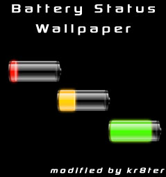 Battery Status Wallpaper